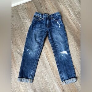 Polo Ralph Lauren Kids Classic Denim Jeans Cotton Ripped Dark Wash Size 6